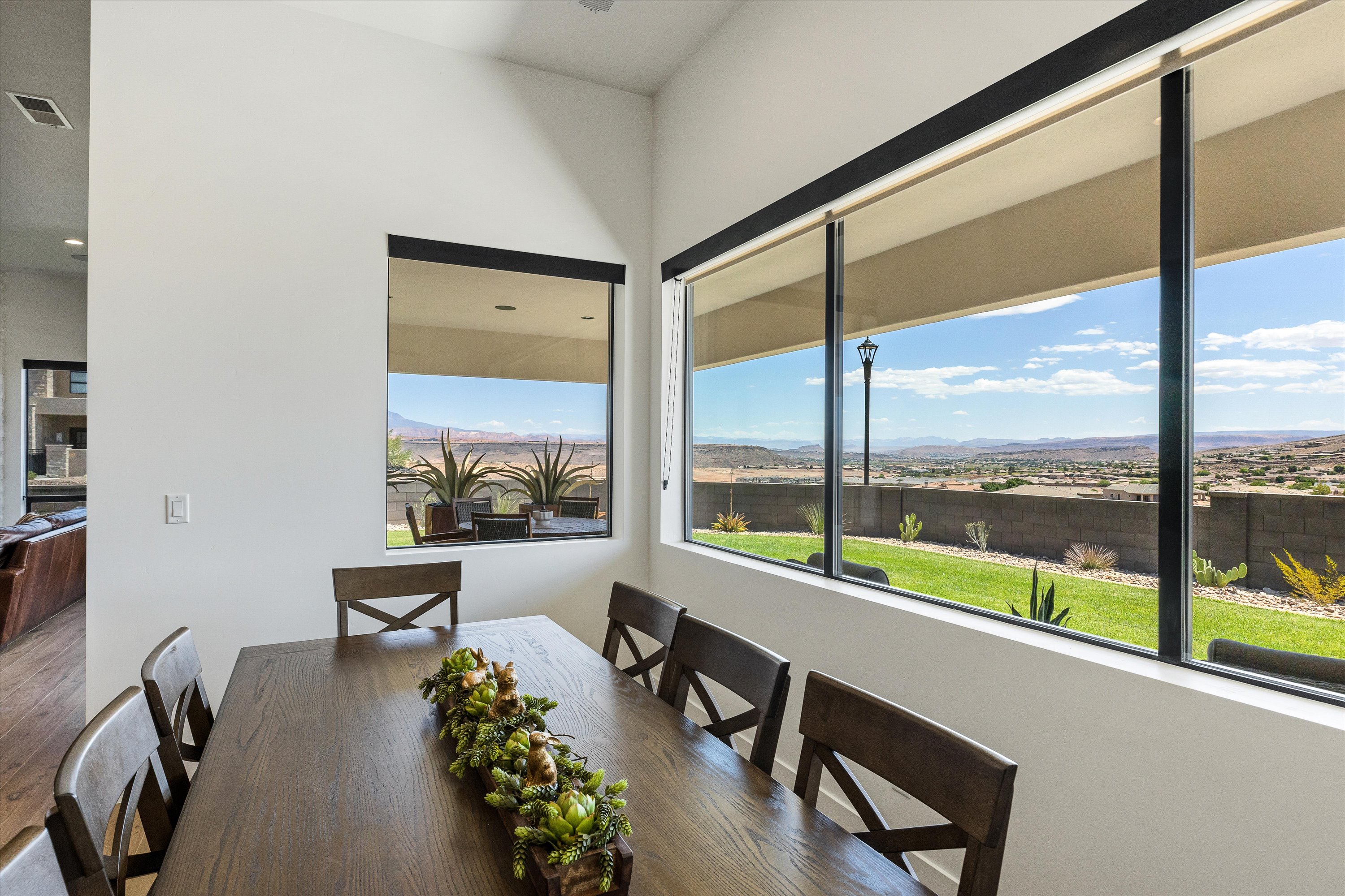 Dining Area with Incredible Views of Zion and Open Space