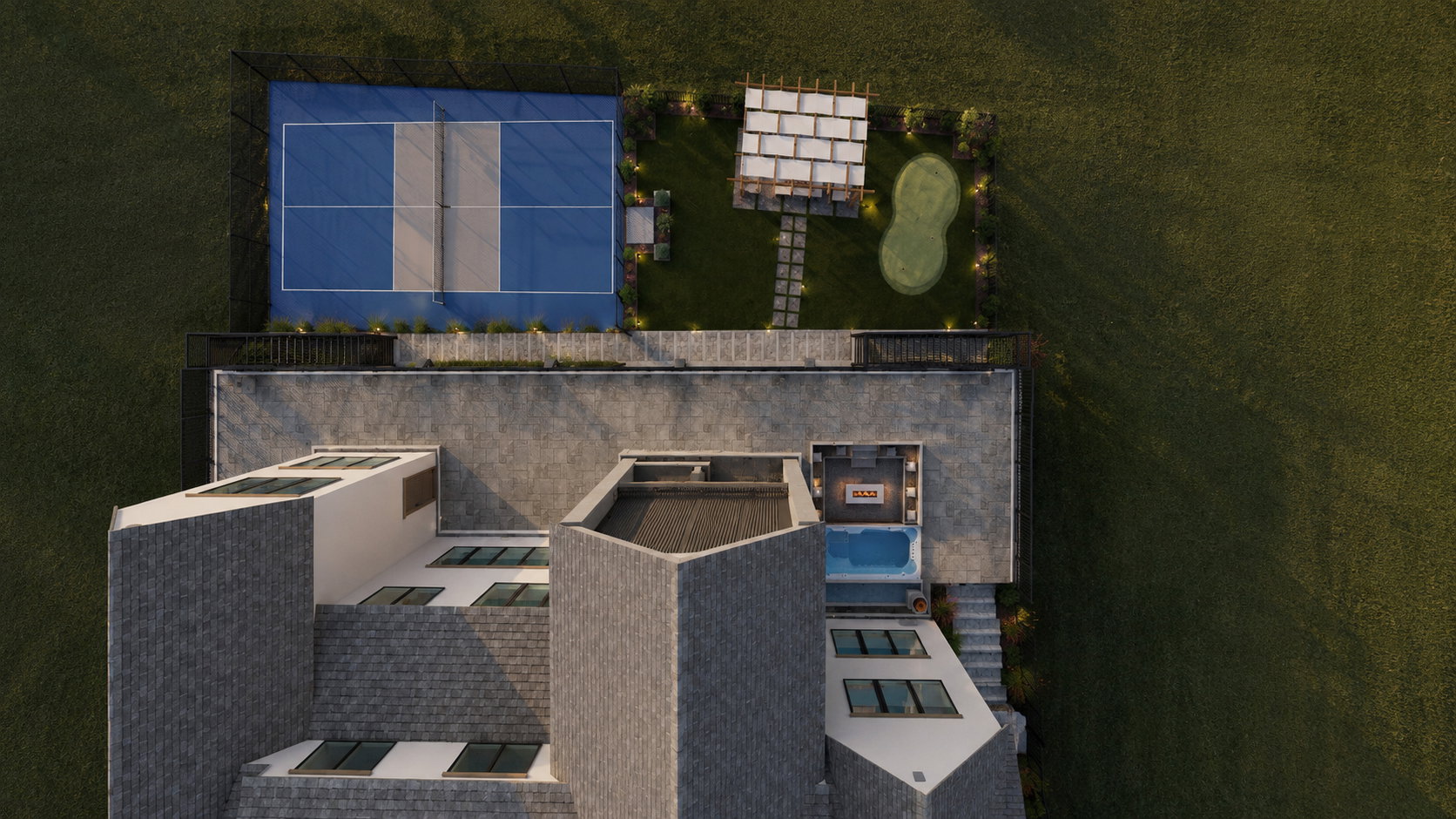 Aerial view