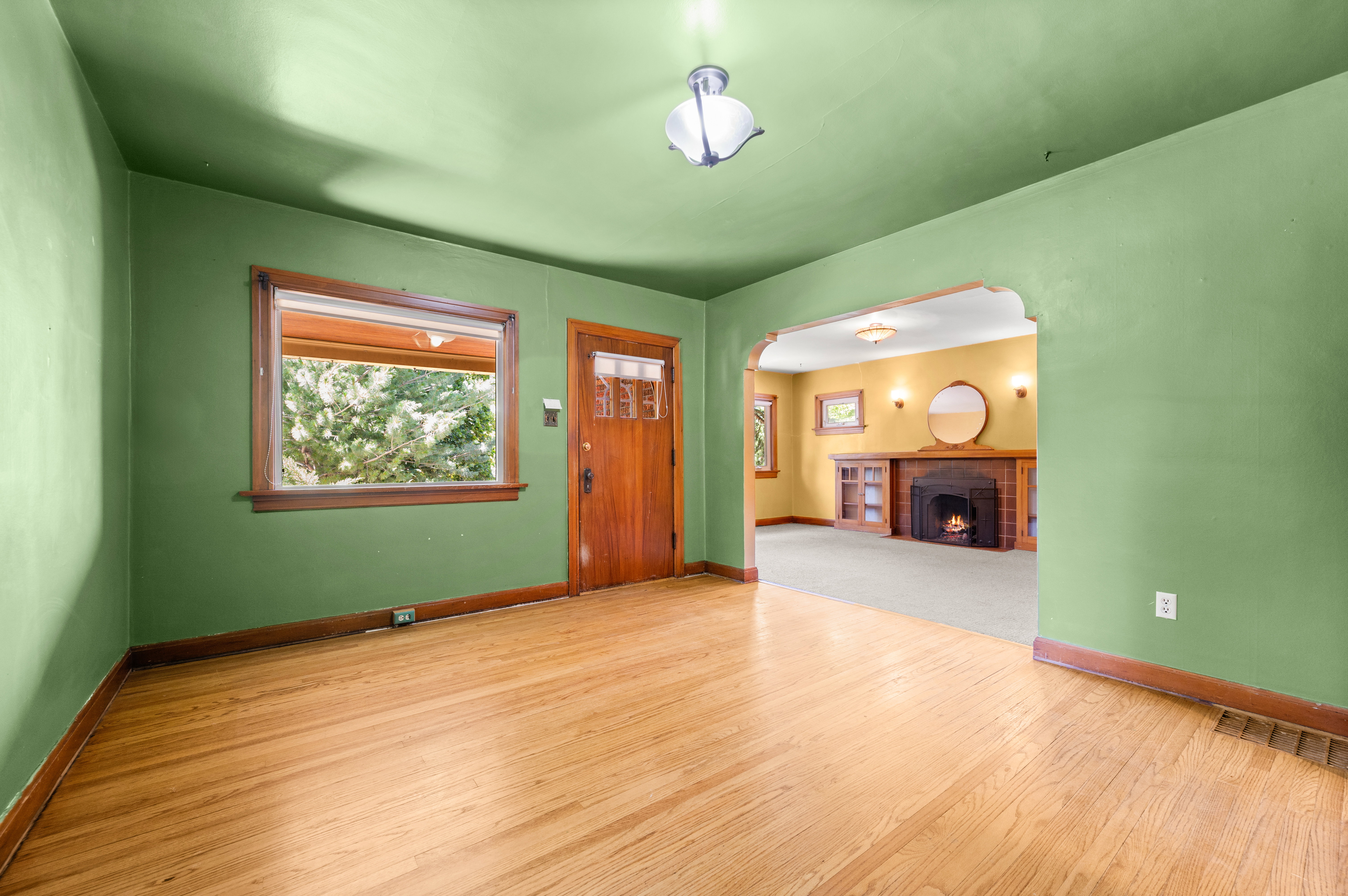Entry + dining area