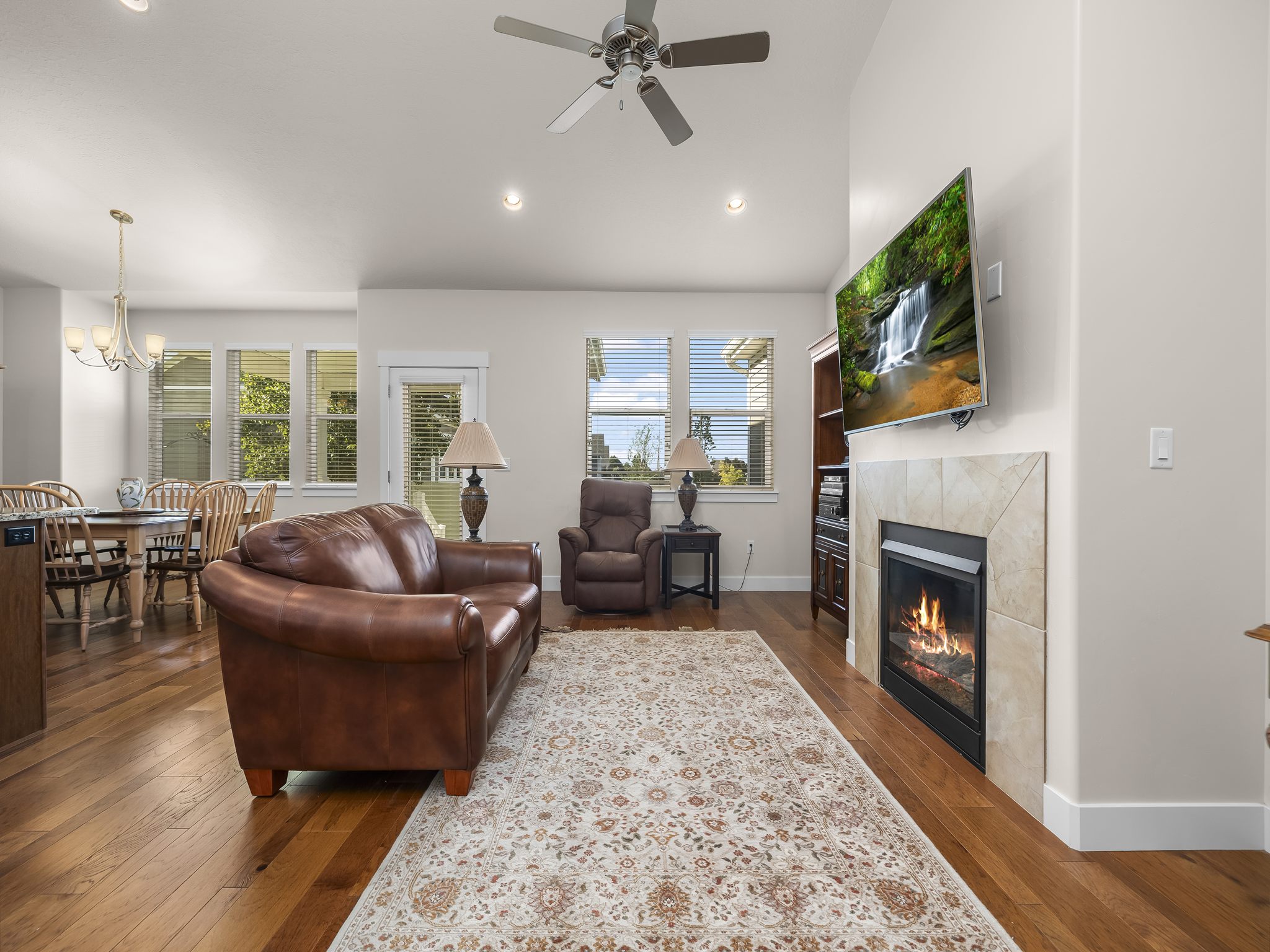 Living room on the main floor.