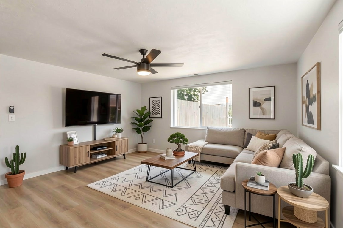 Bright & Open Floorplan w/ LVP  (Virtually Staged)