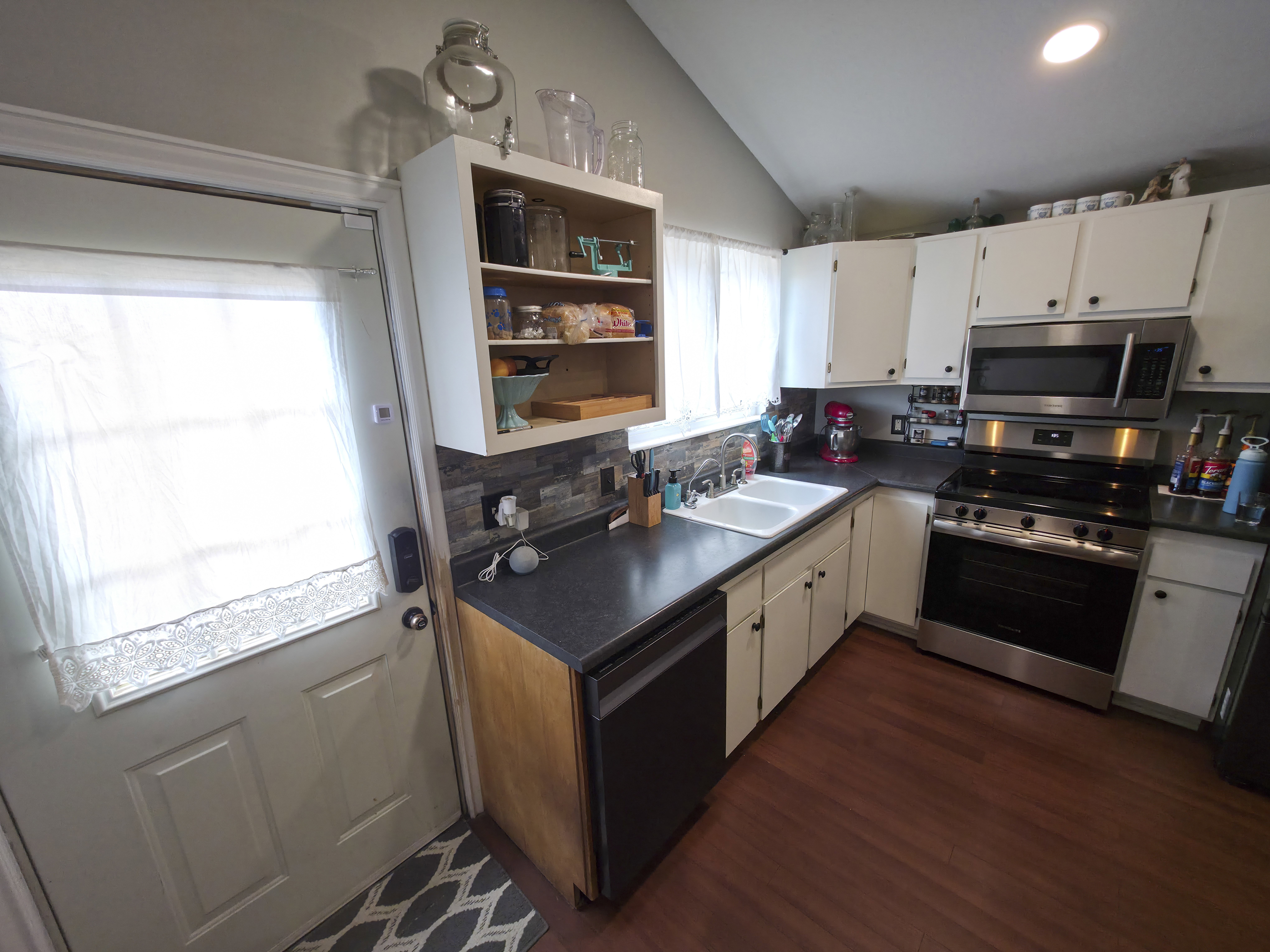 Kitchen has been remodeled over the years.