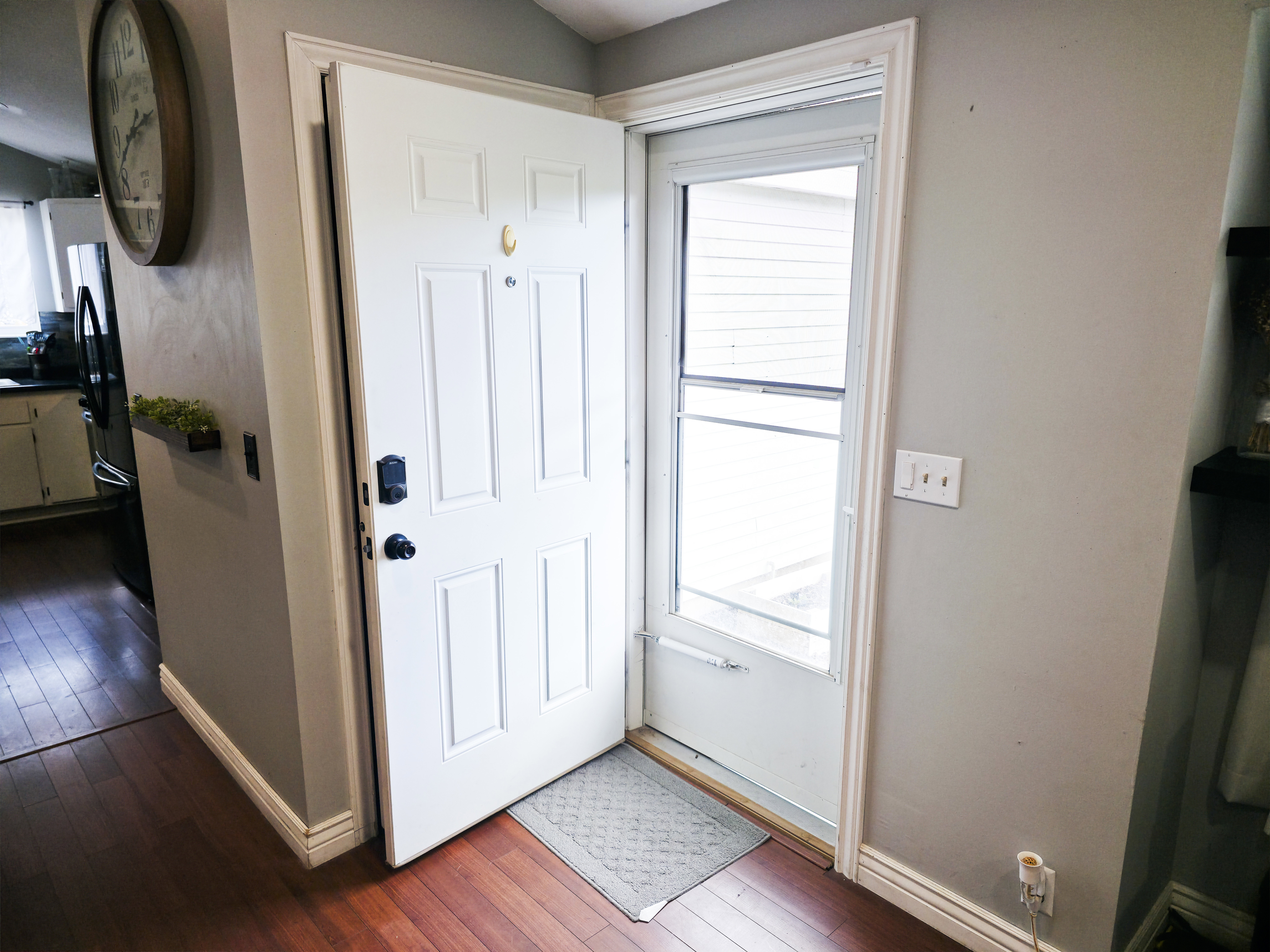 Ground level entry with only two steps!