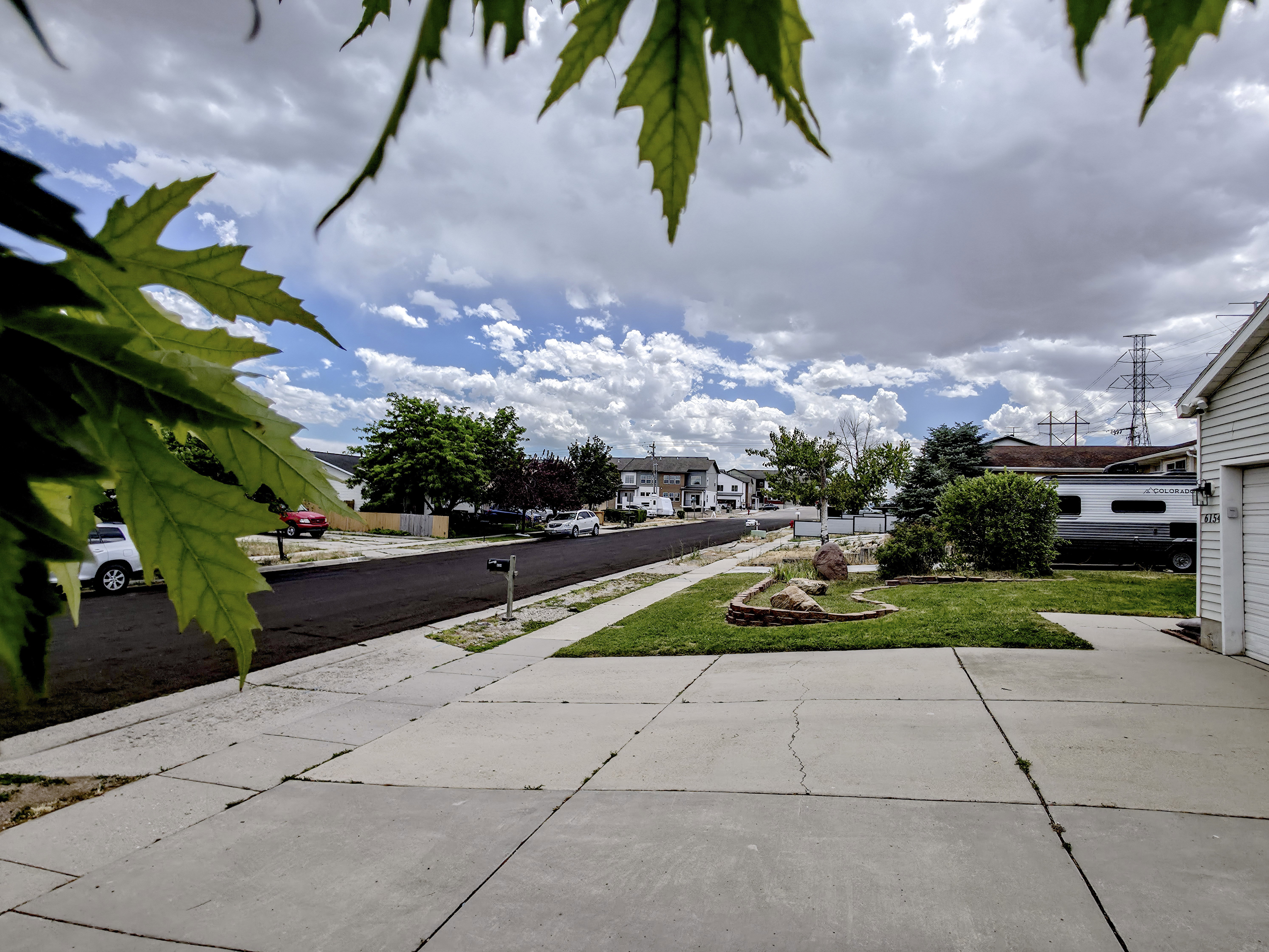 South view from front yard.