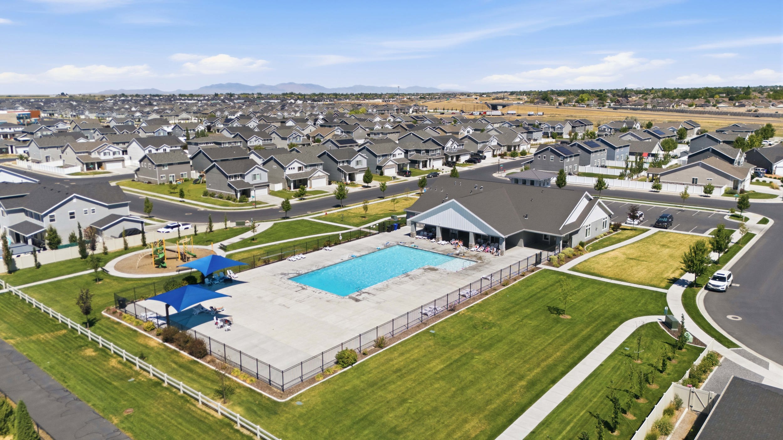 Modern clubhouse facility