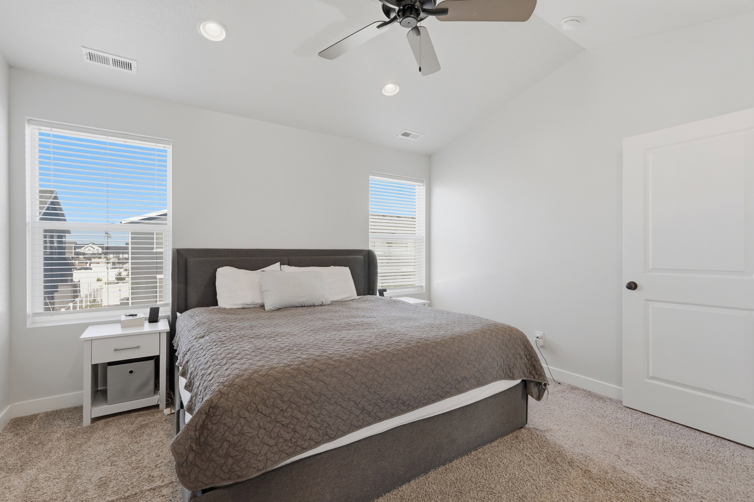 Primary Bedroom with Vaulted Ceilings