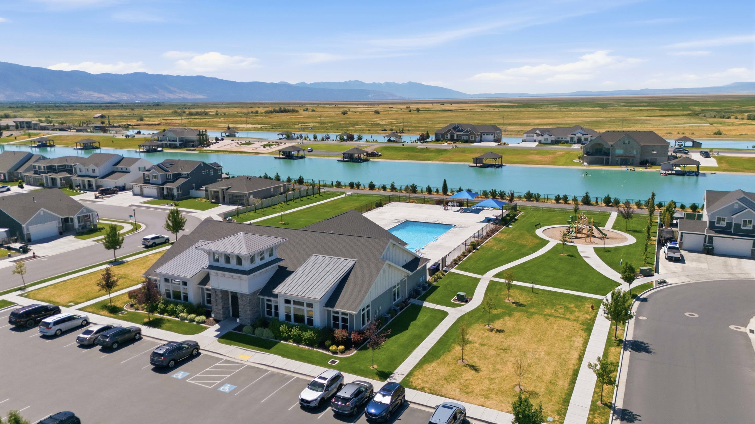 Modern clubhouse facility