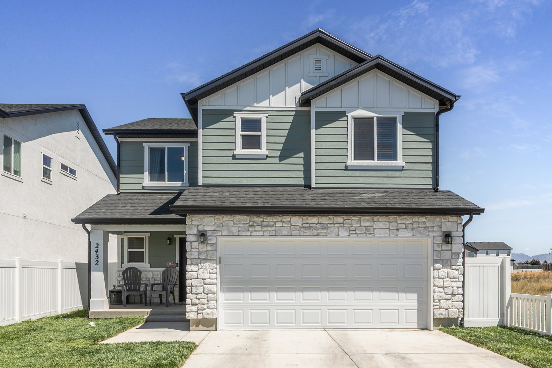 Must see this almost new home! LOTS of upgrades! All appliances stay including water softener and ultra quiet garage door opener!