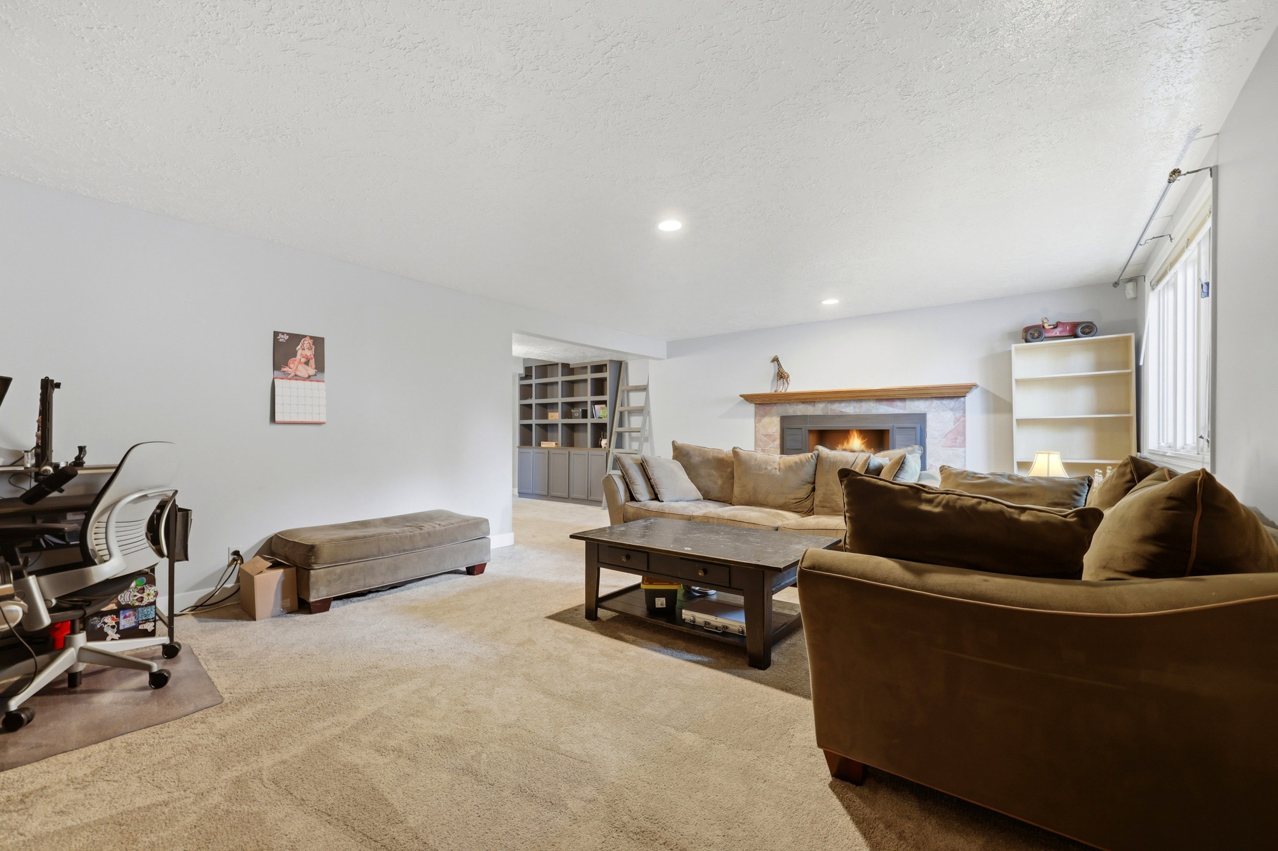 Basement family room