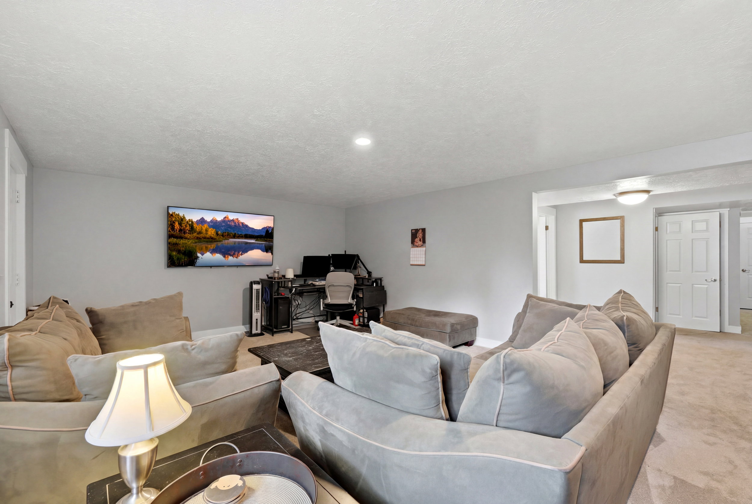 Basement family room