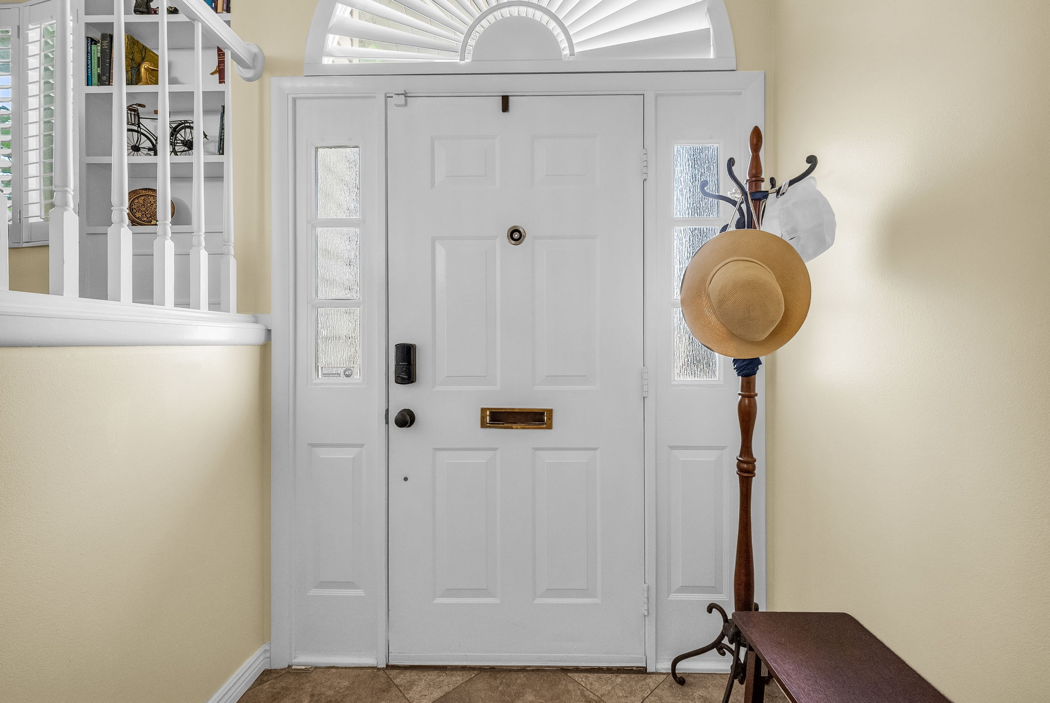 Light, bright and inviting entry