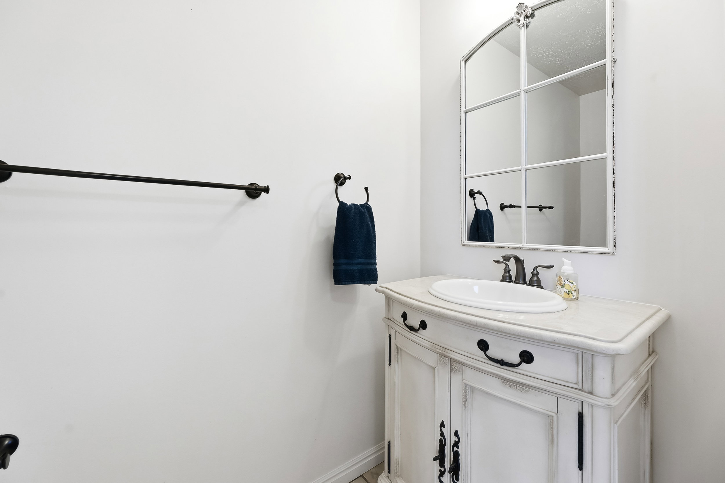 Main floor half bath