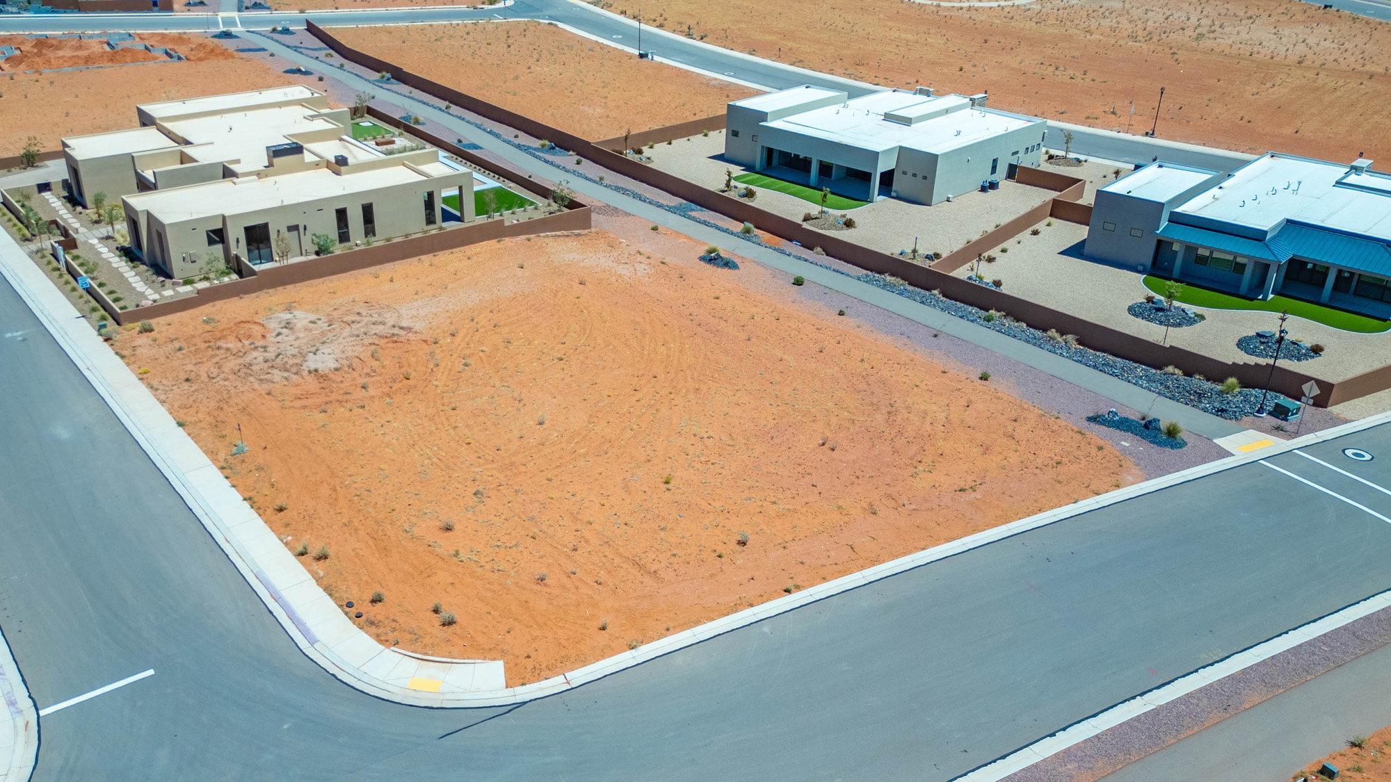 Expansive corner lot featuring undeveloped land