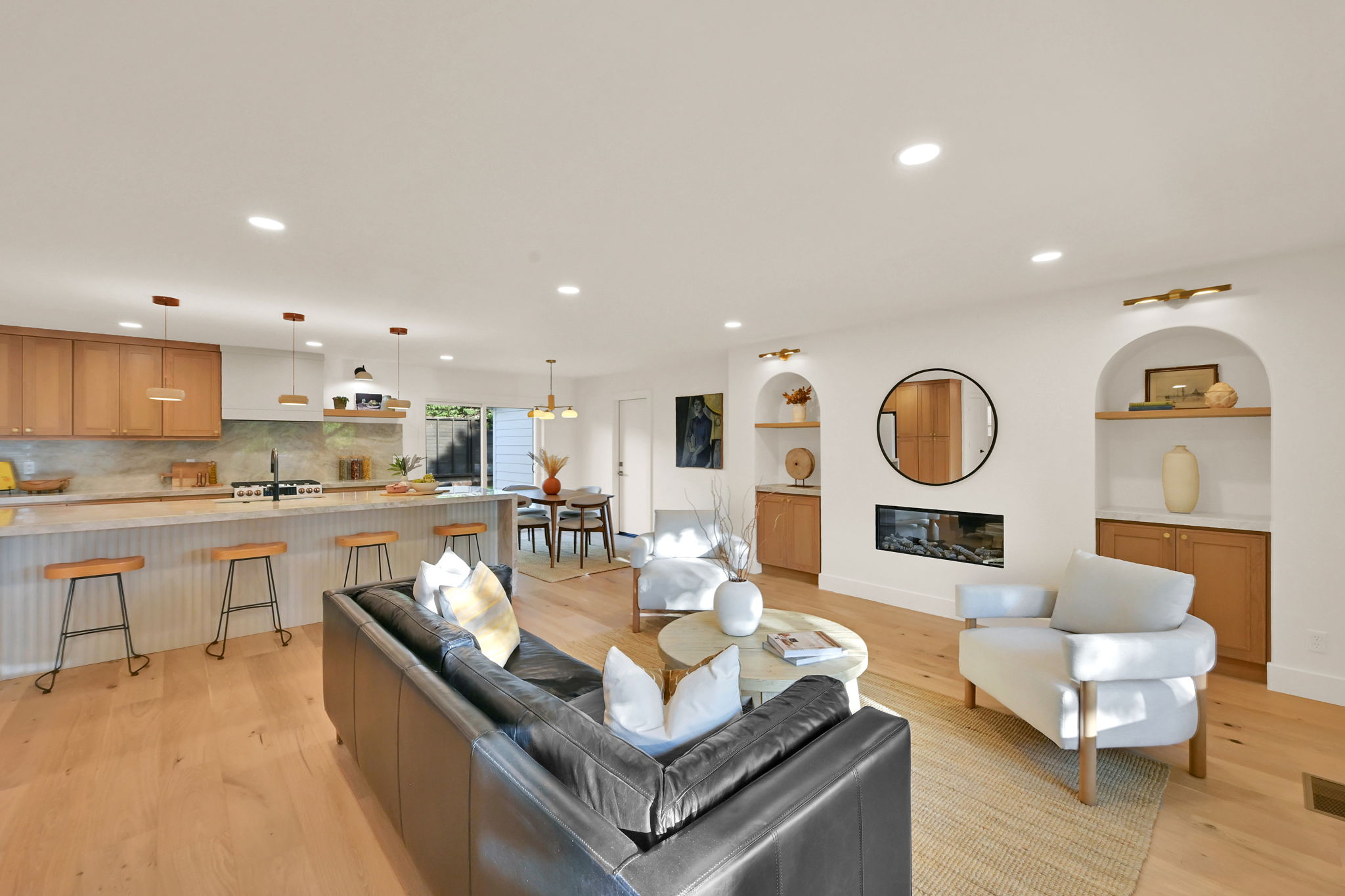Open concept floorplan