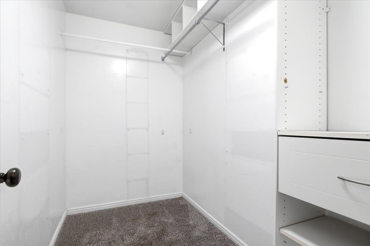 Primary closet