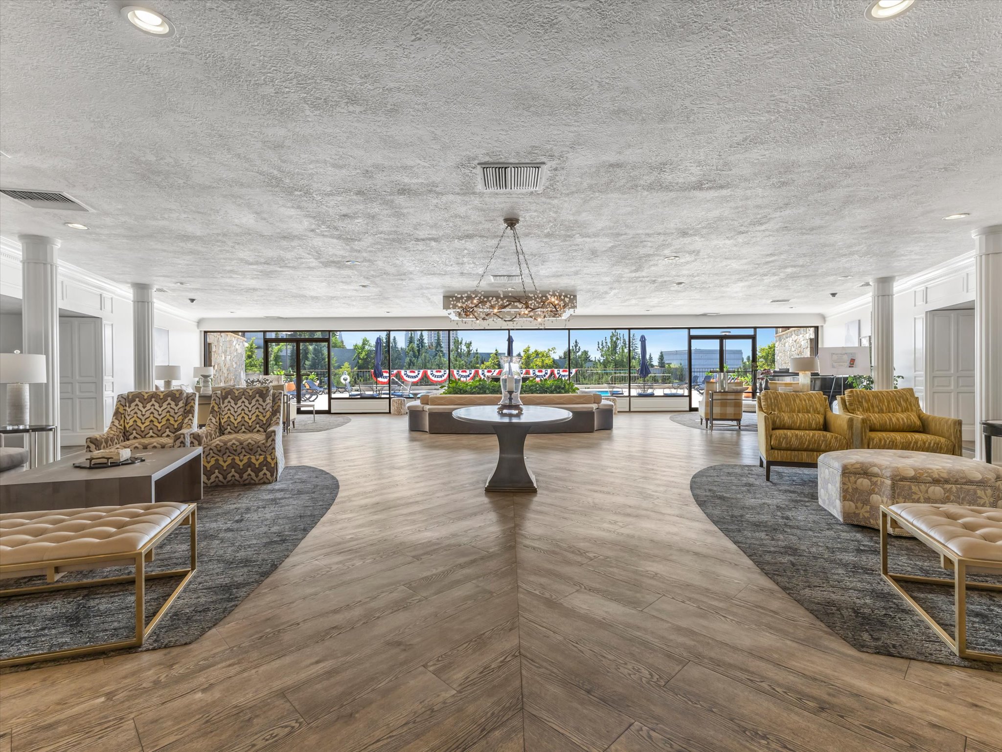 Lobby with Tranquil Water Feature