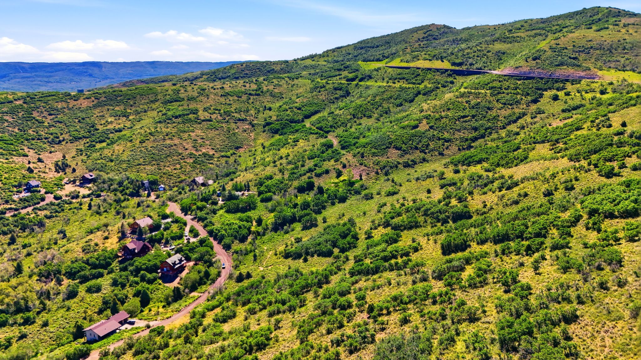 view to the east