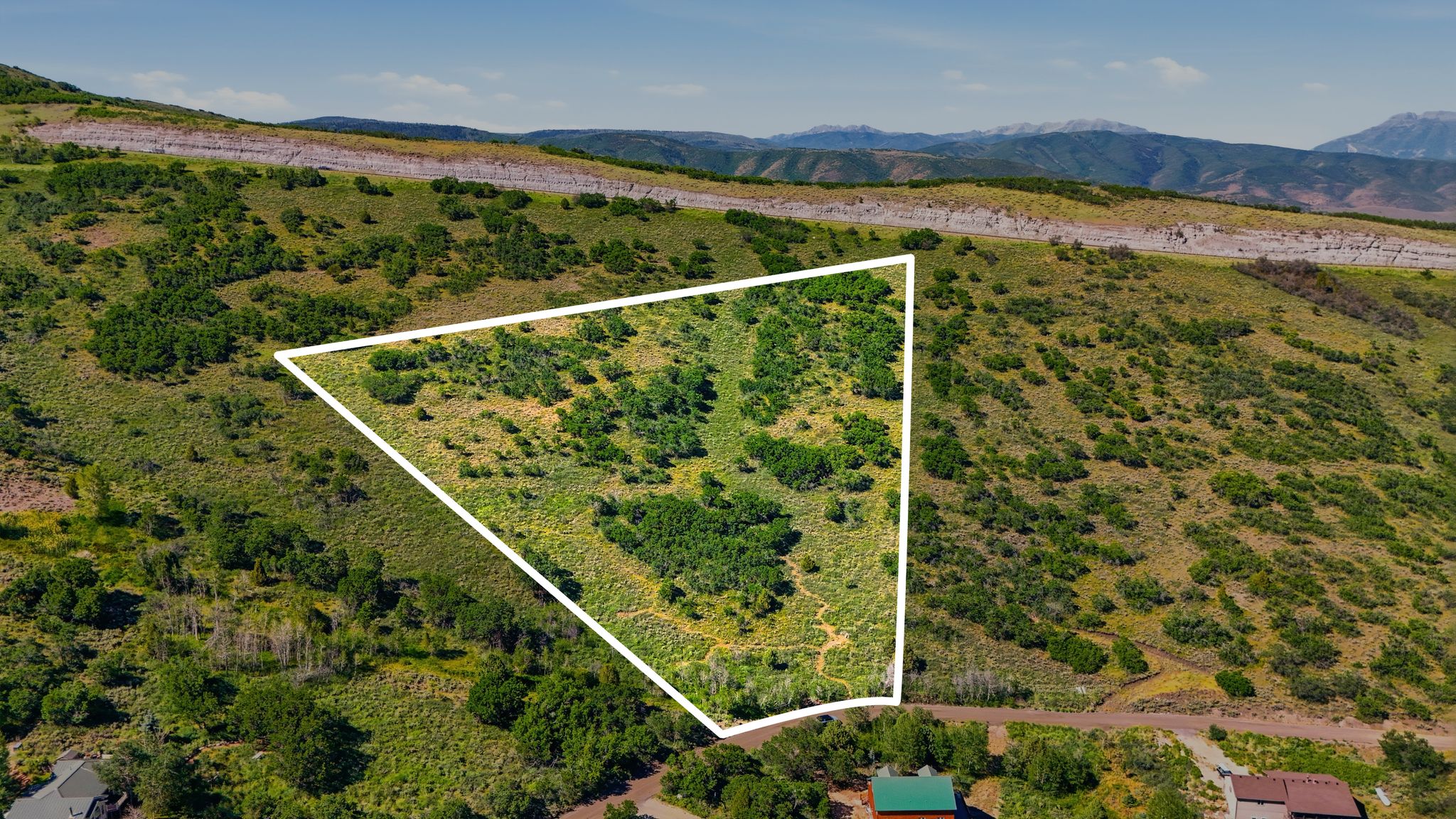 Expansive hillside acreage with varied topography