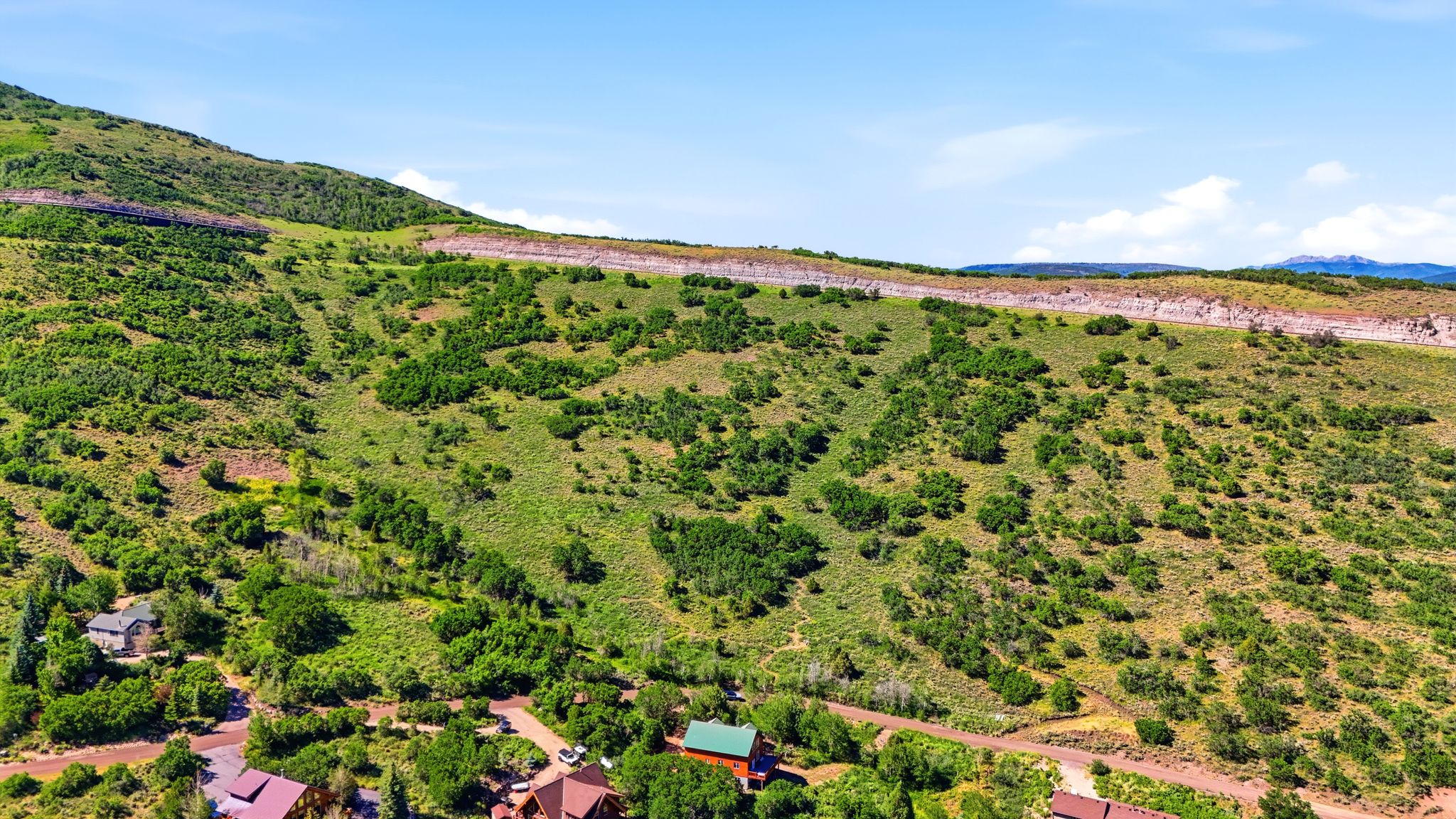 View looking south
