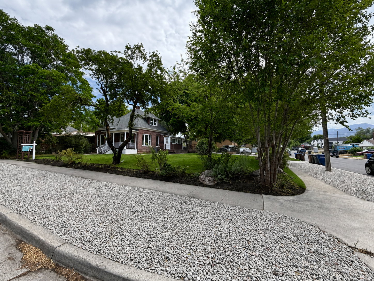 Parking Strip -  Rock Covered