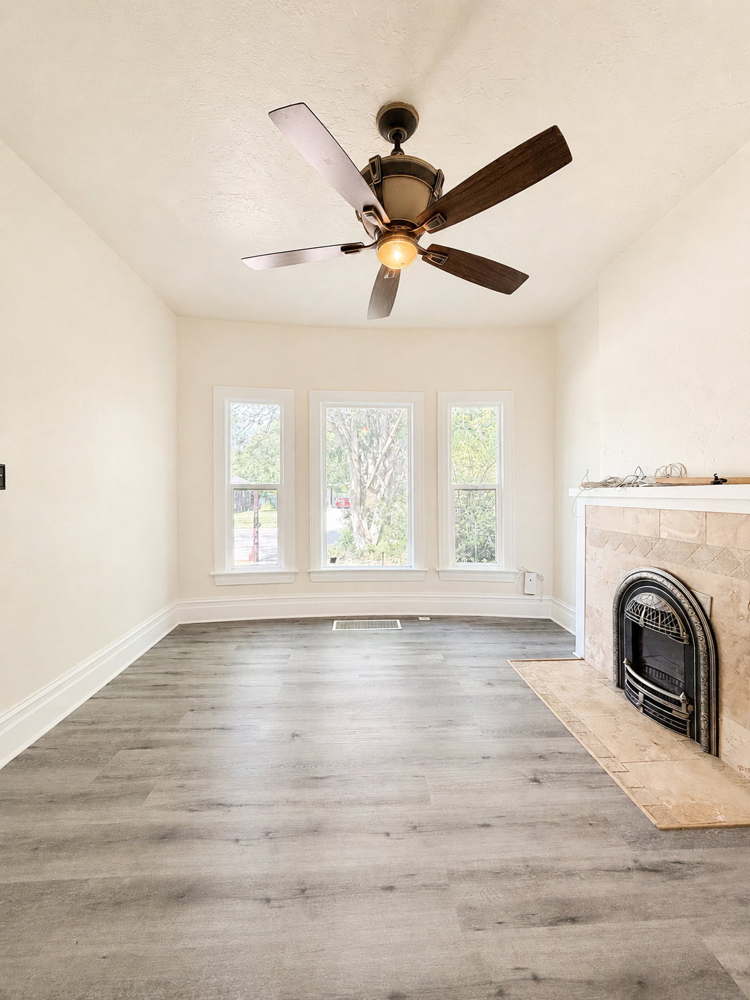 Den with Fireplace