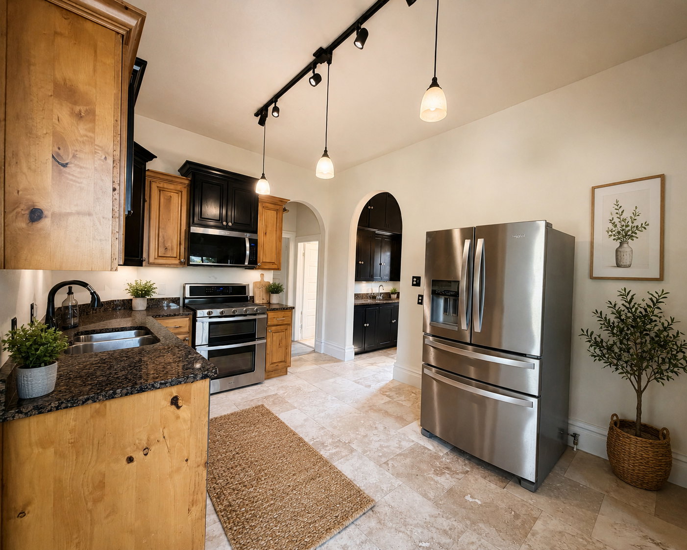 Kitchen -  AI Staged