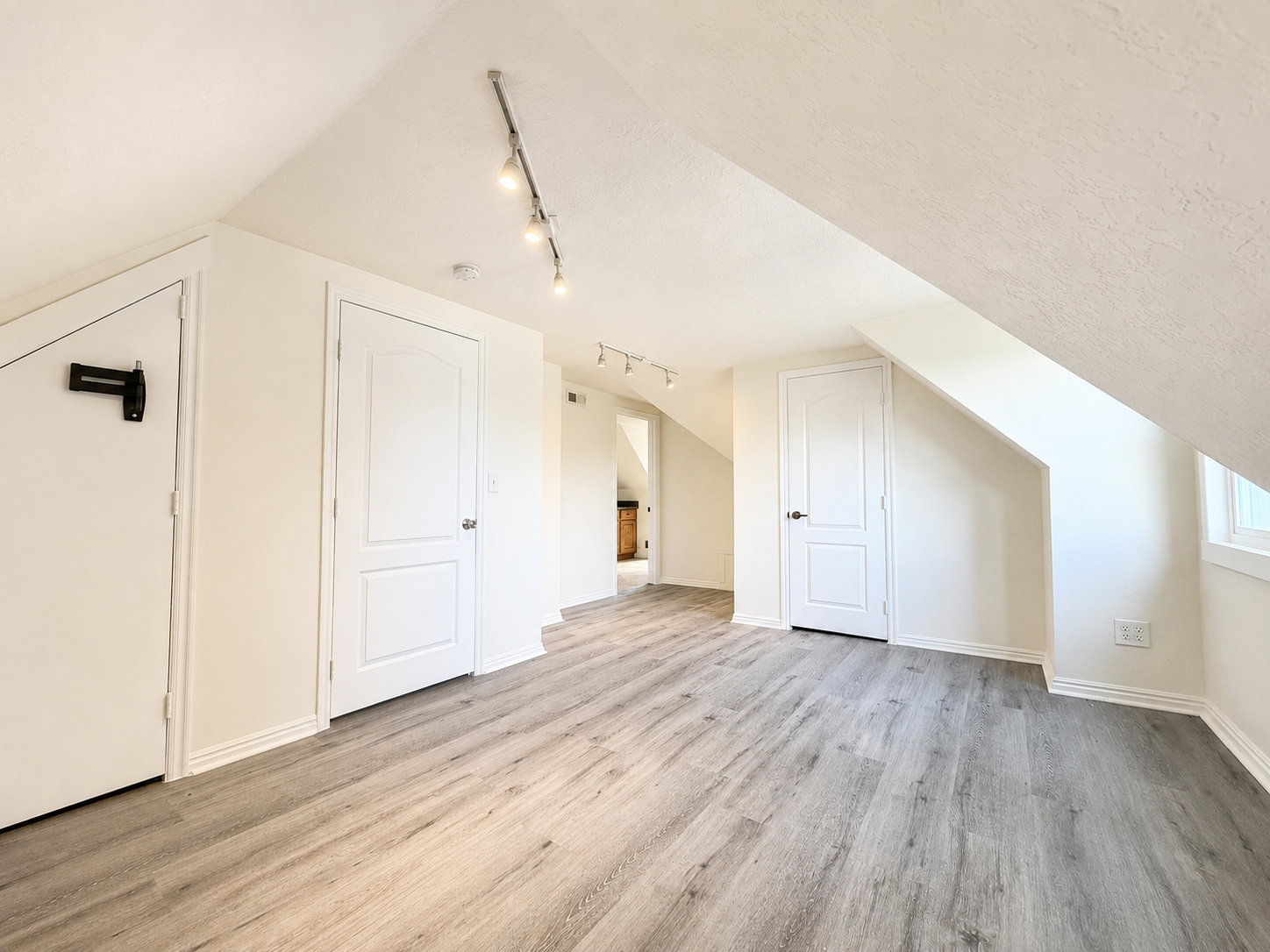 Master bedroom #1 with 2 closets and attached bathroom
