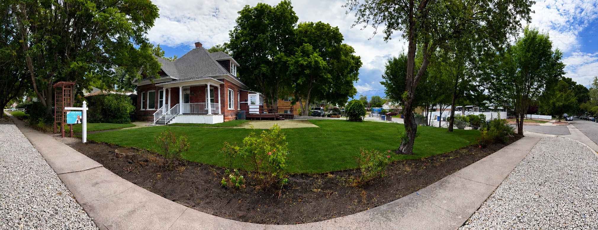 Large yard