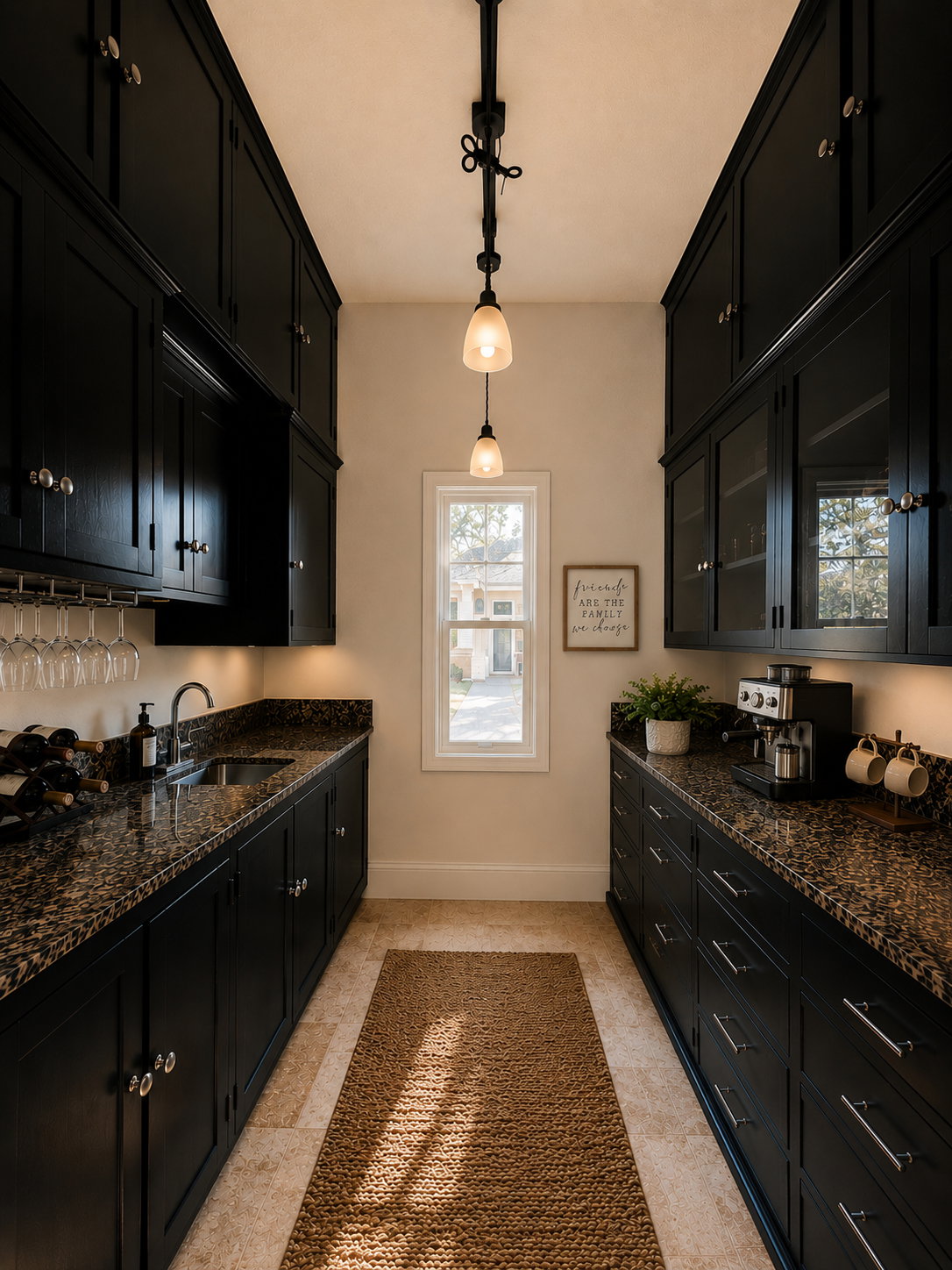 Butler Pantry/Wet Bar - AI Staged