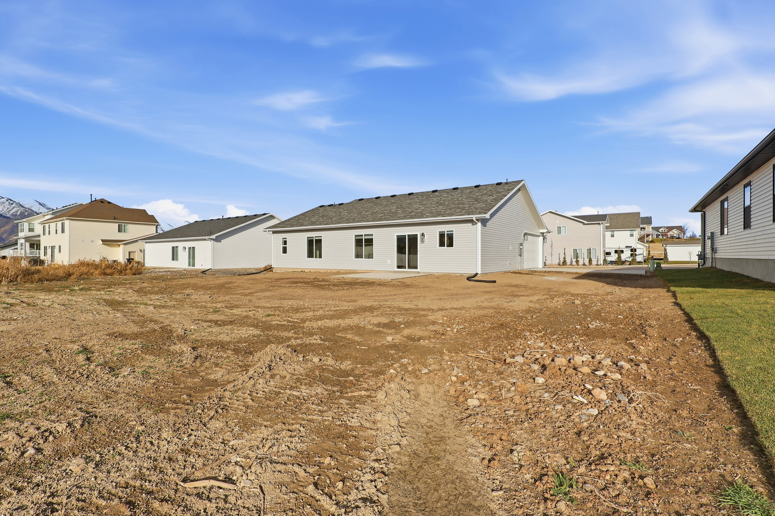 Expansive undeveloped yard space offering a blank canvas for customization