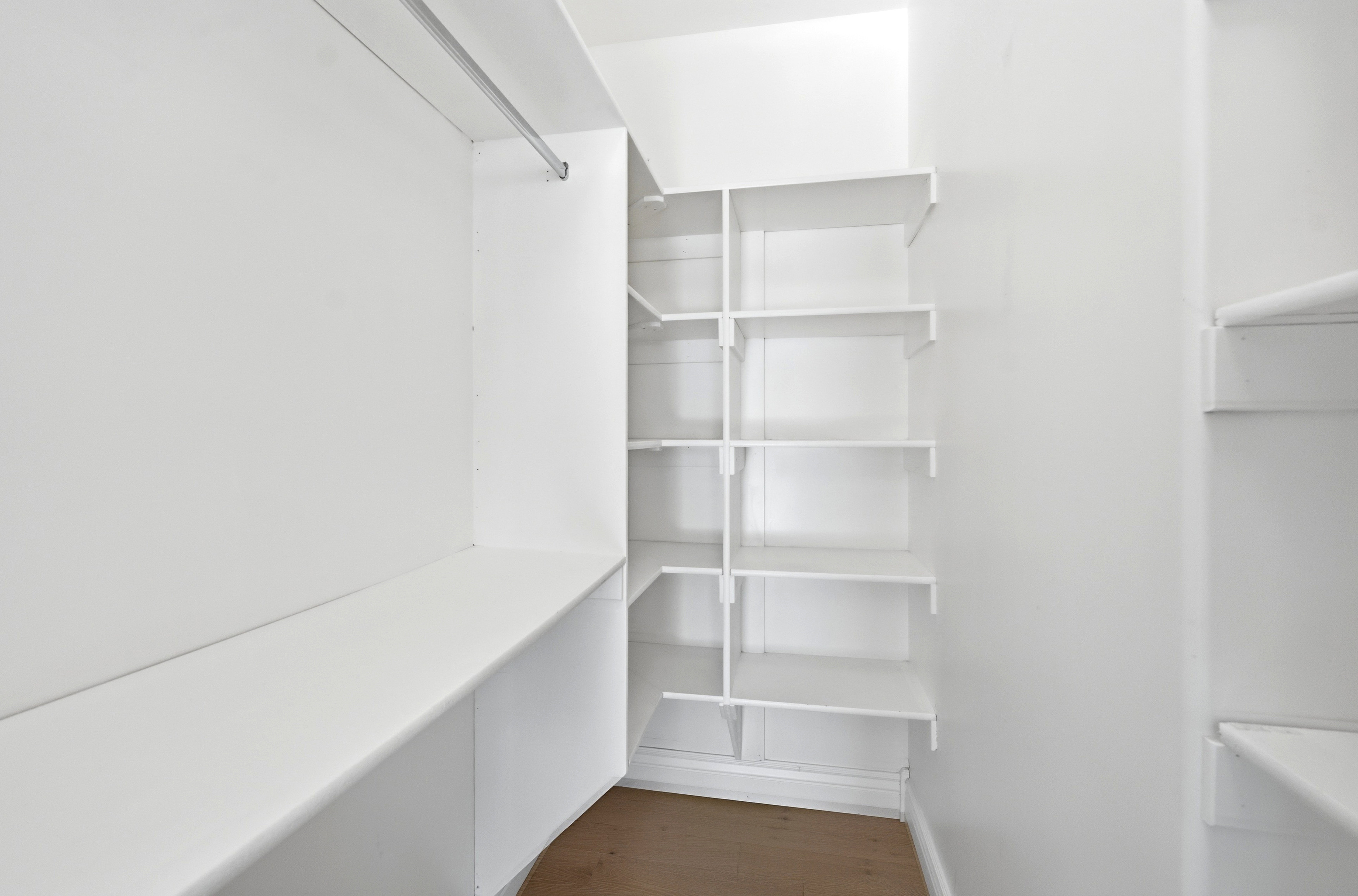 Main floor walk-in closet