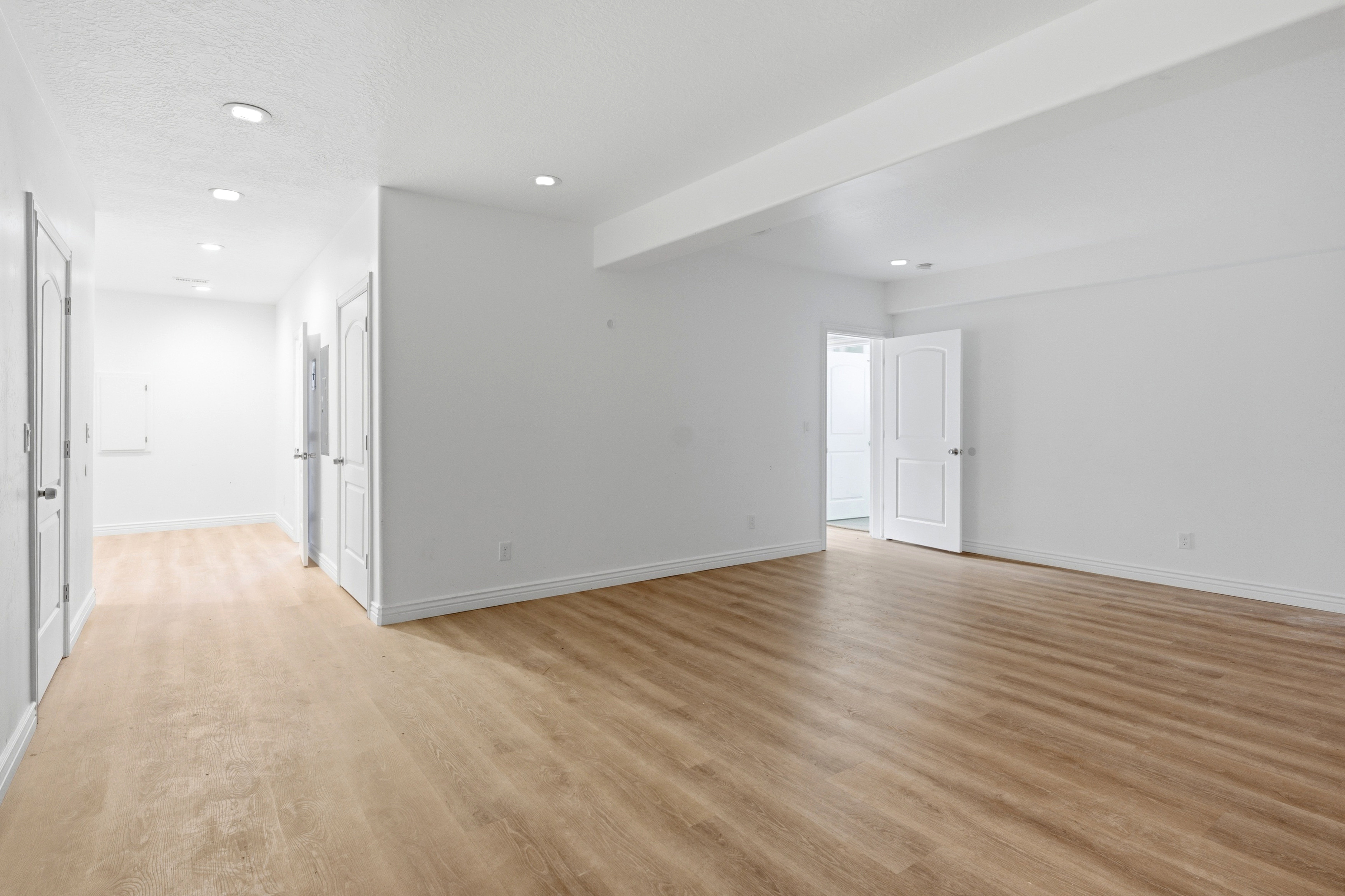 Middle level recreation room. This can be either accessible from the ADU or from the main floor.