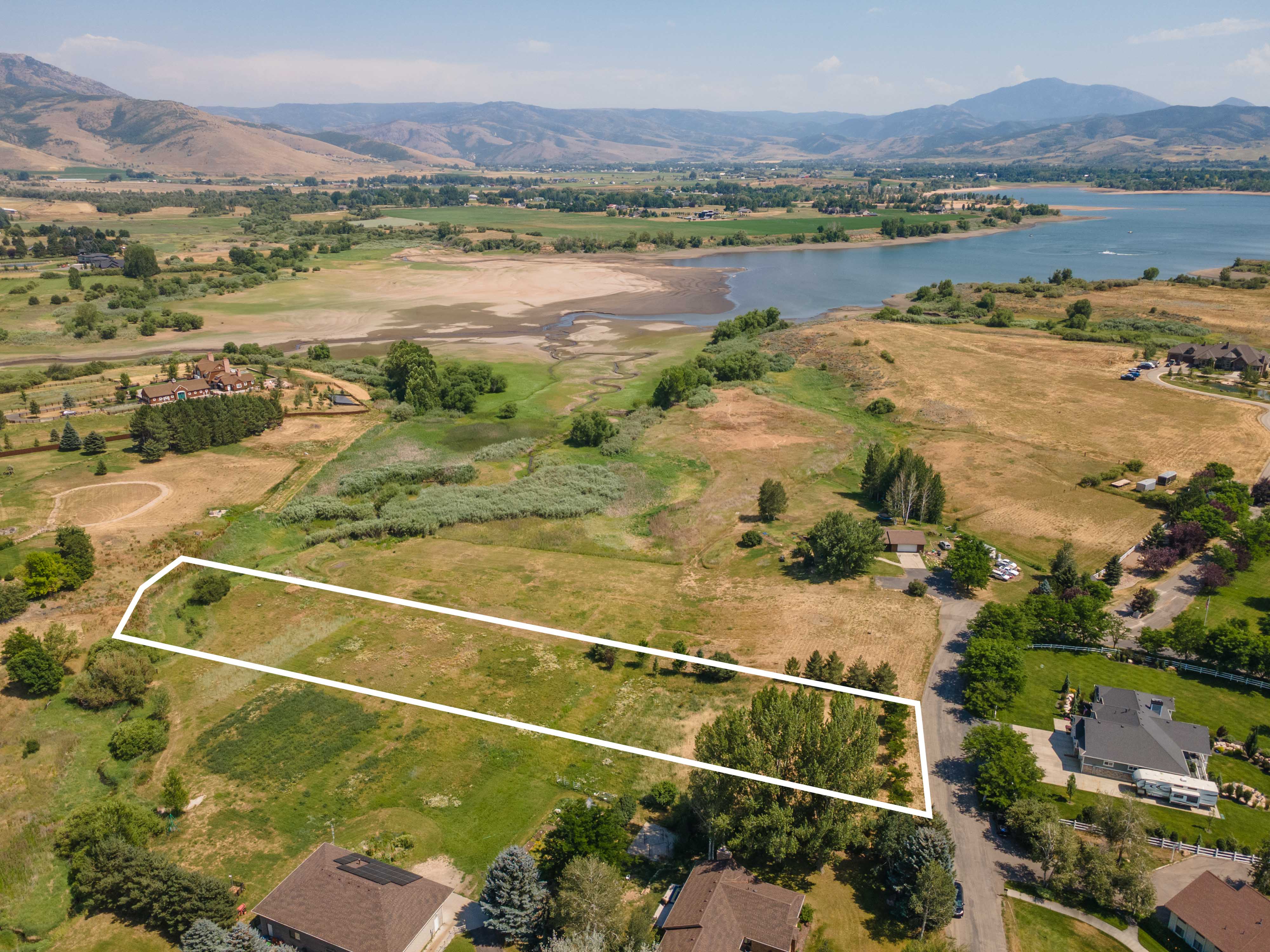 Views of Pineview Reservoir and Snowbasin