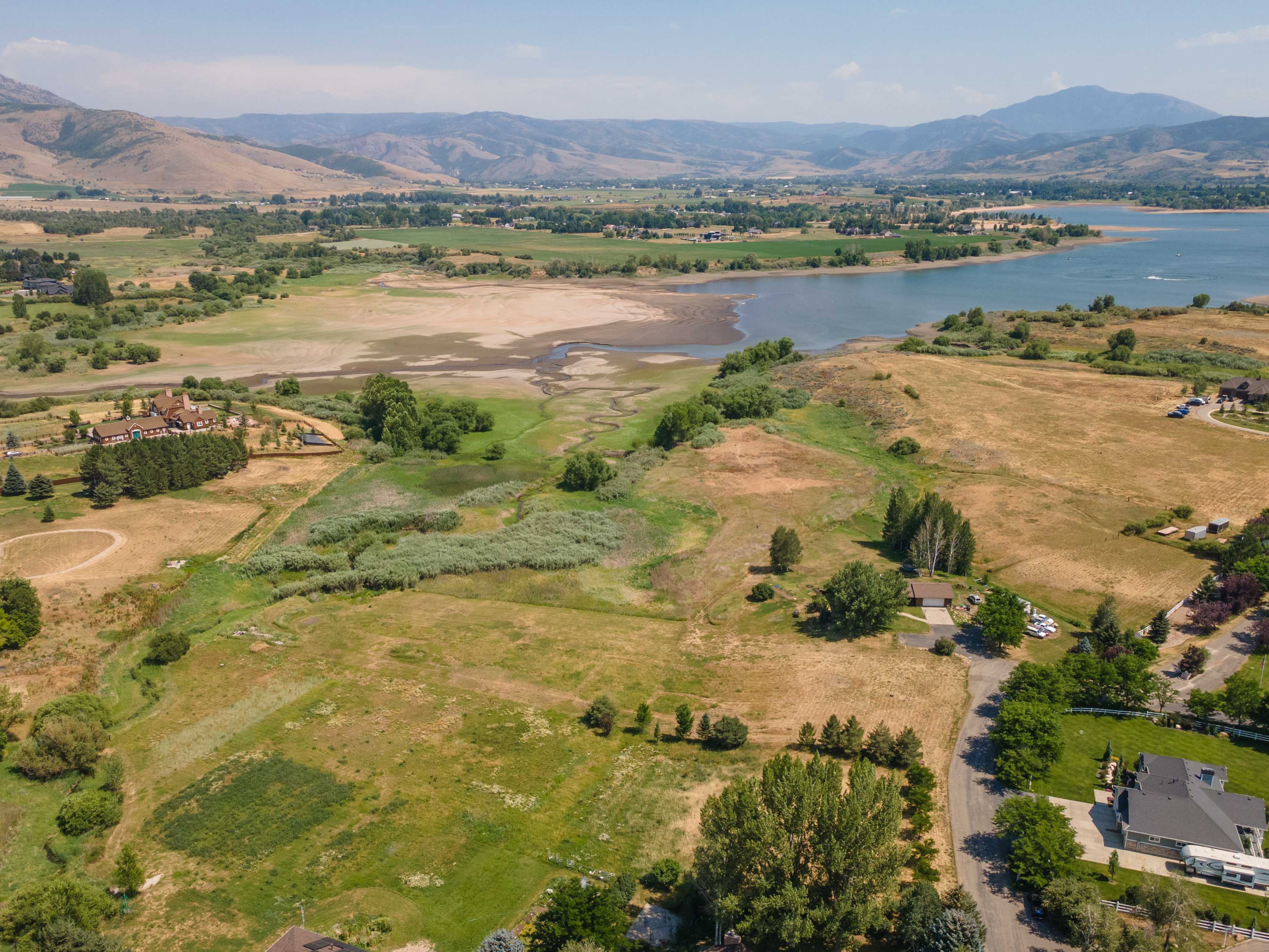 Aerial Views of Pineview Reservoir and Snowbasin