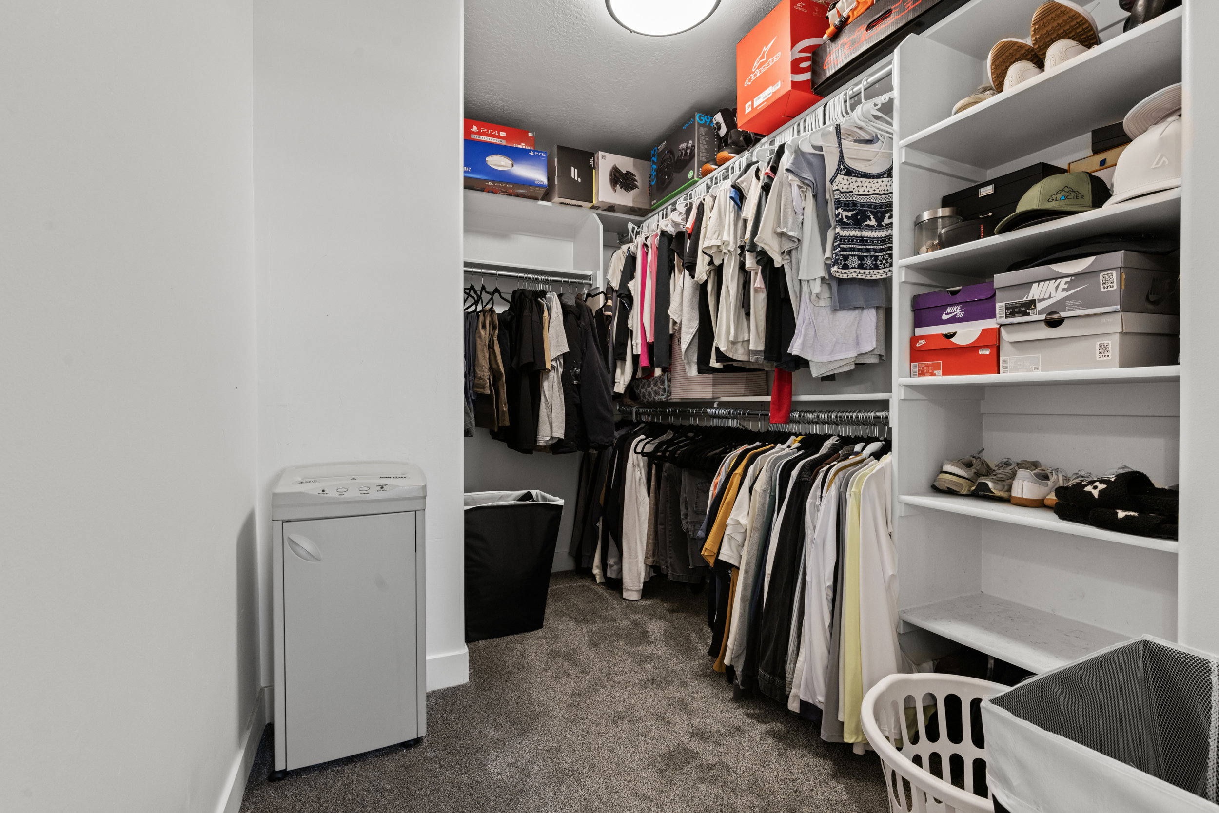 Primary closet
