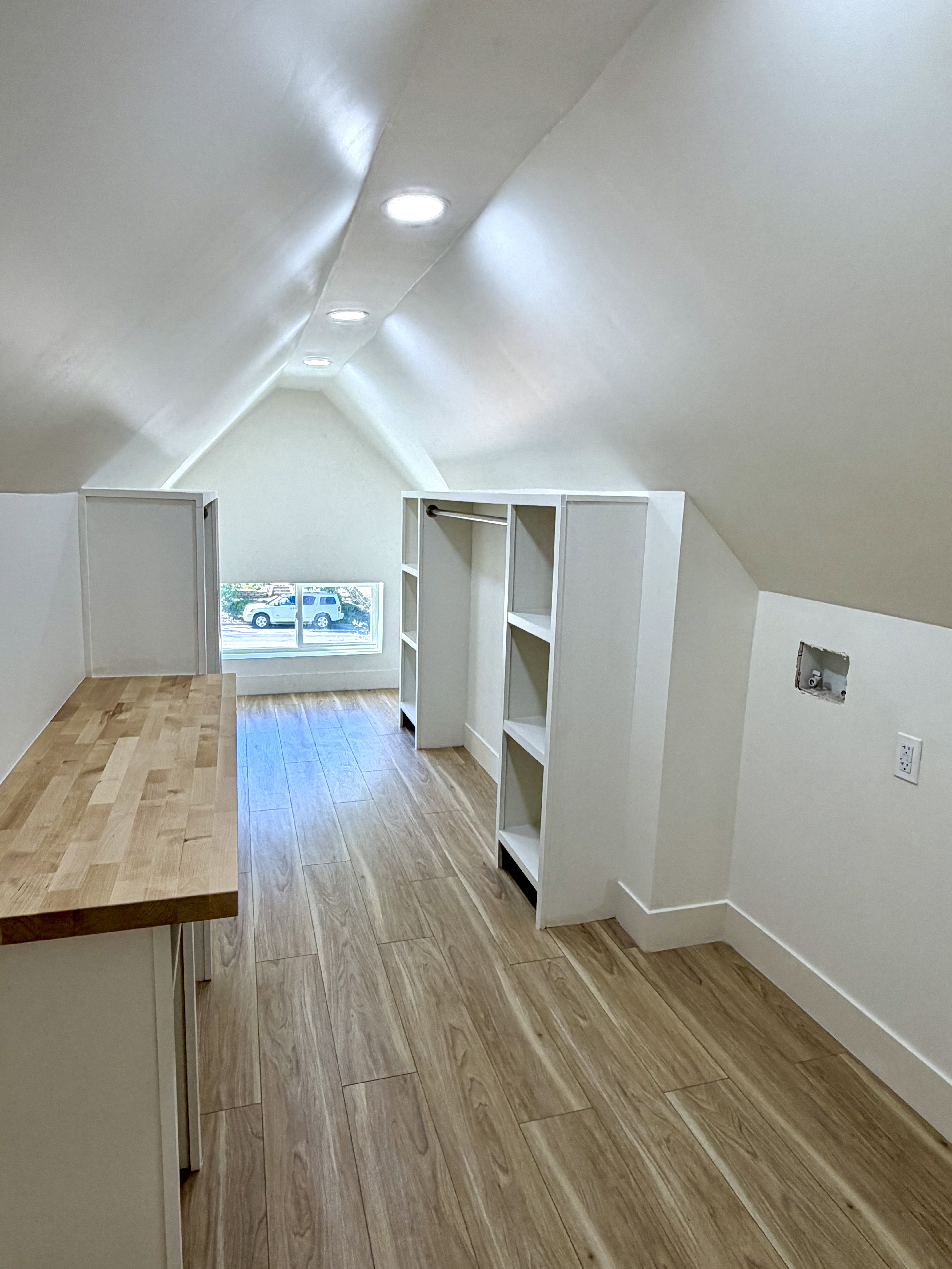 Master Closet with Laundry Hookups