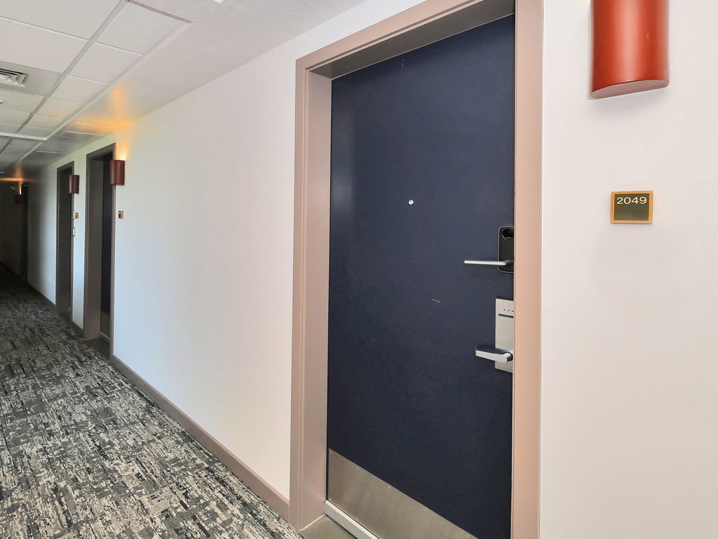Interior entry with a digital lock