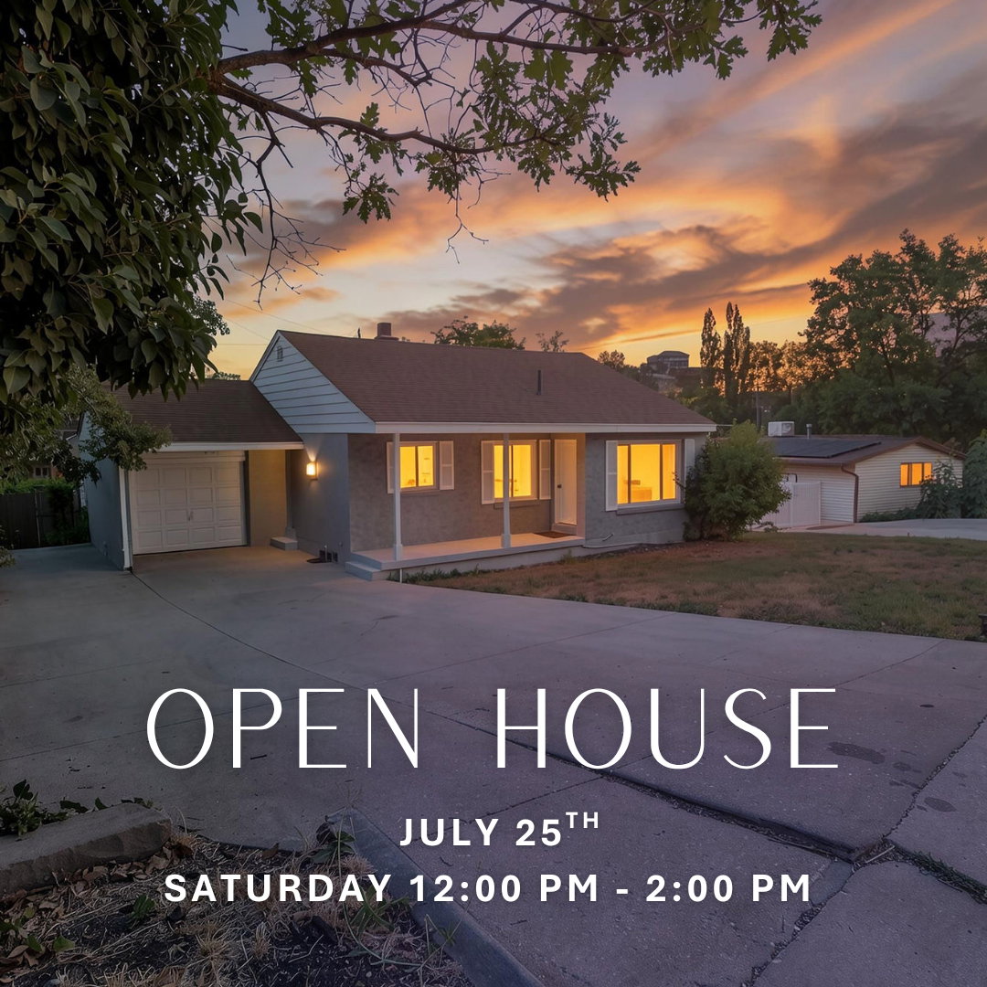 Open House | Saturday July 25th 12:00 - 2:00 PM