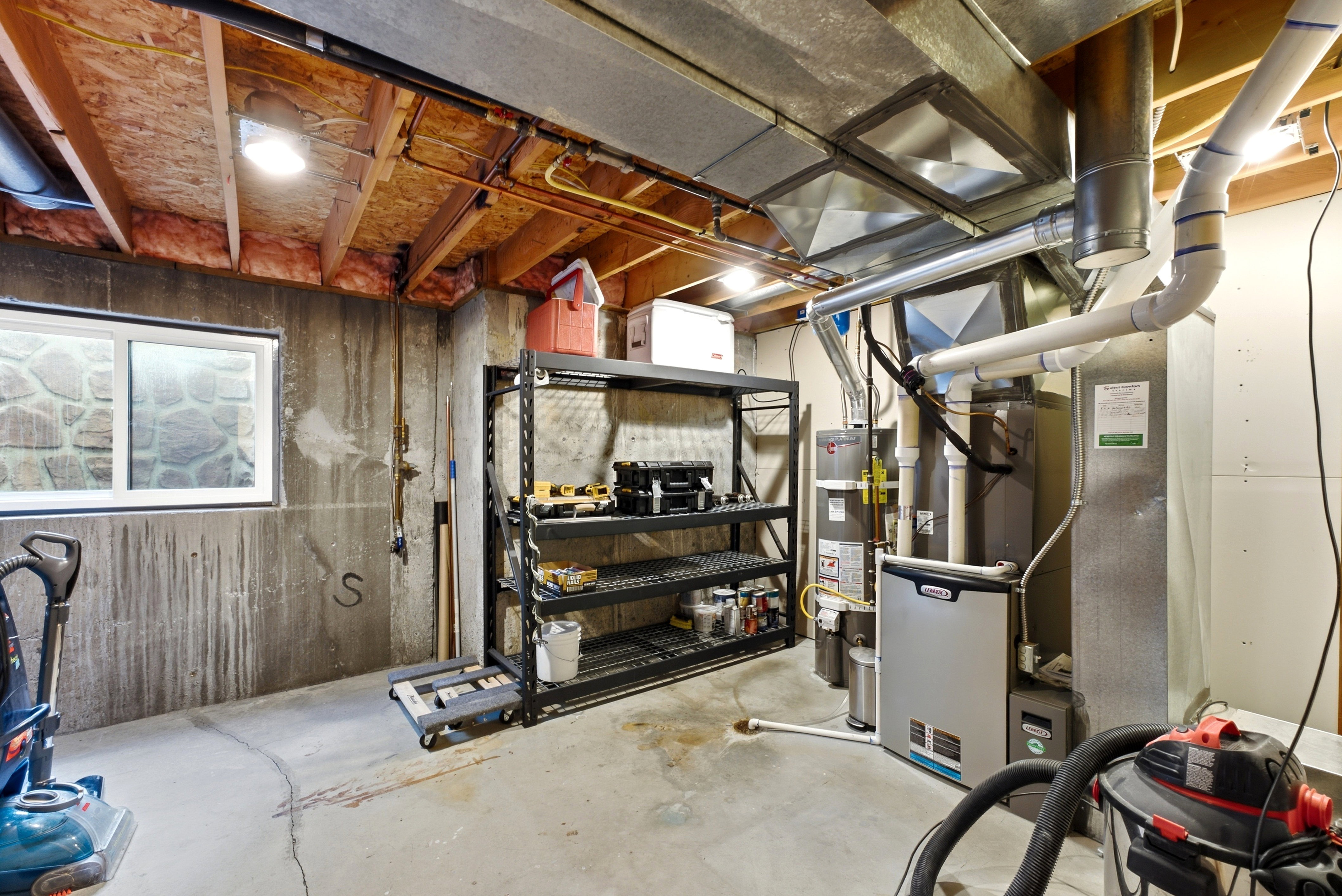 Utility room with lots of storage.