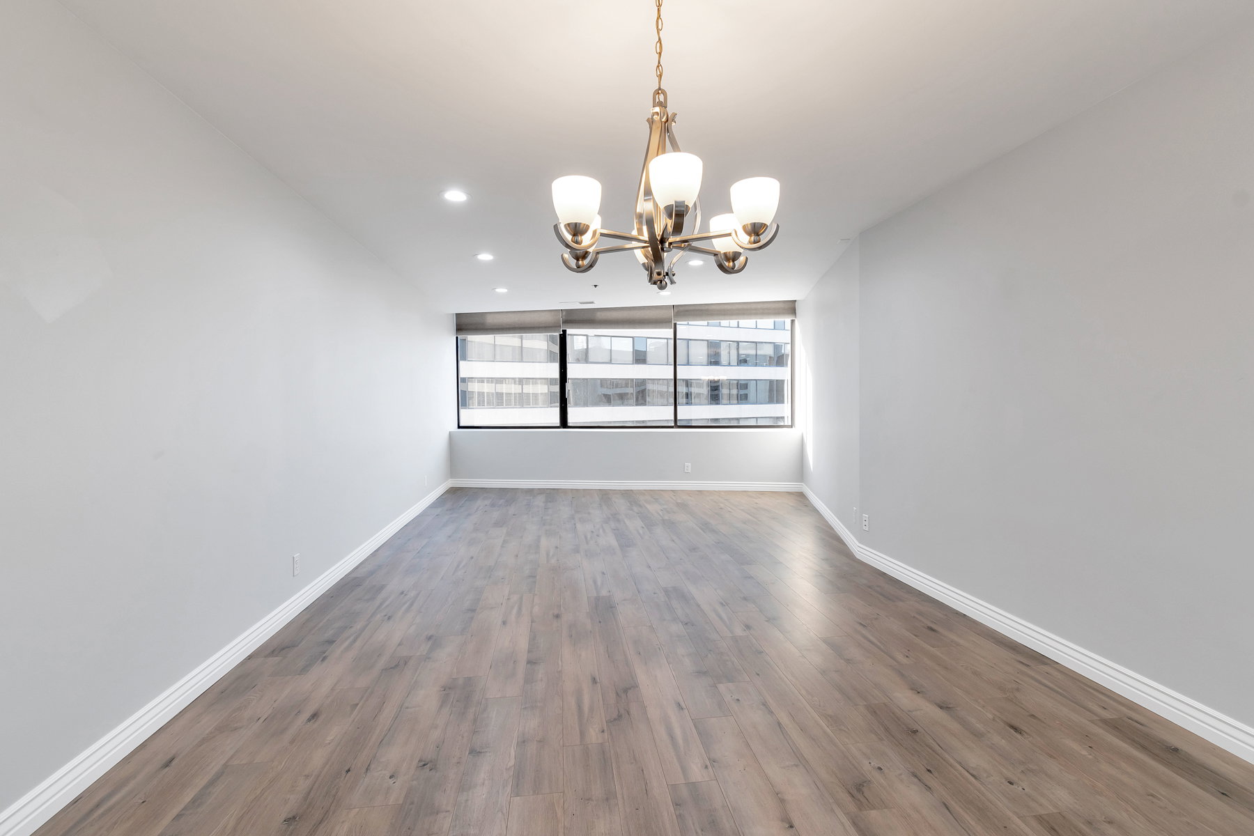 Living room with laminate flooring