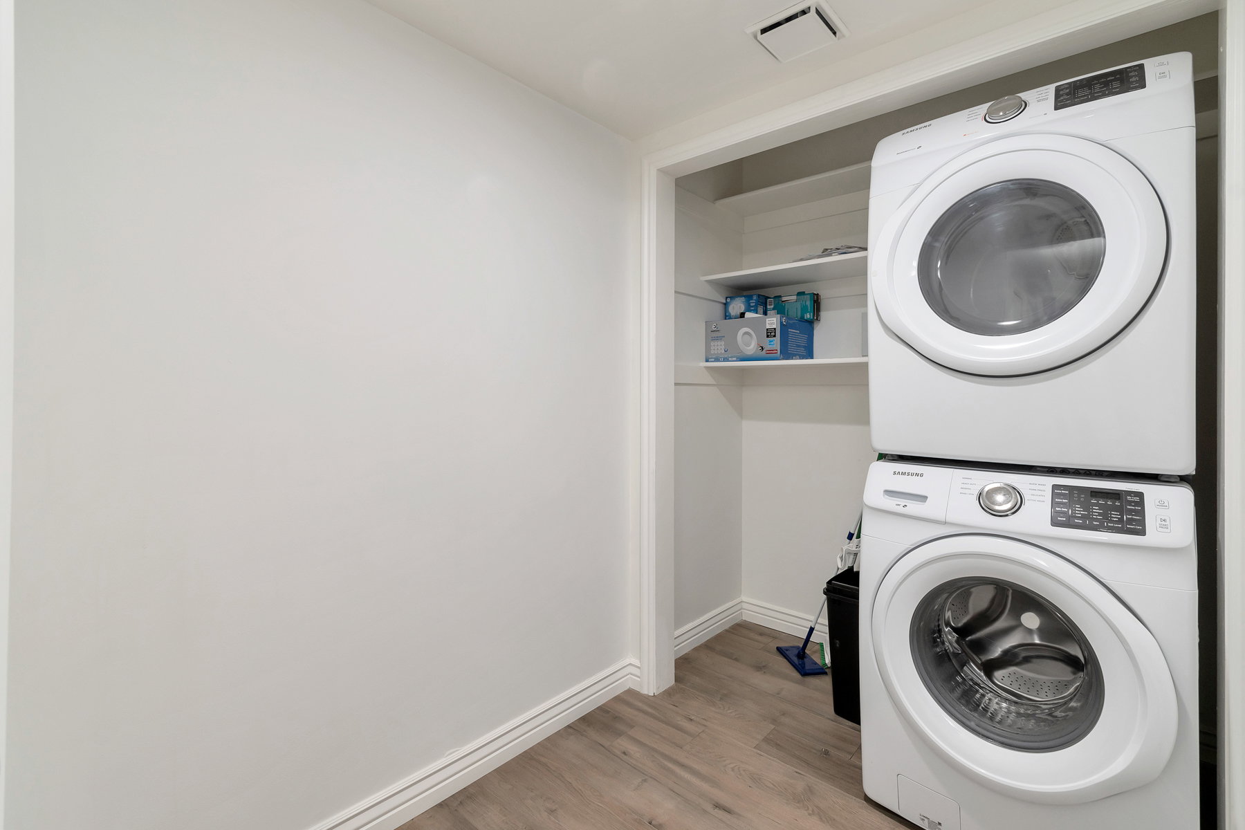 Laundry room, washer and dryer included