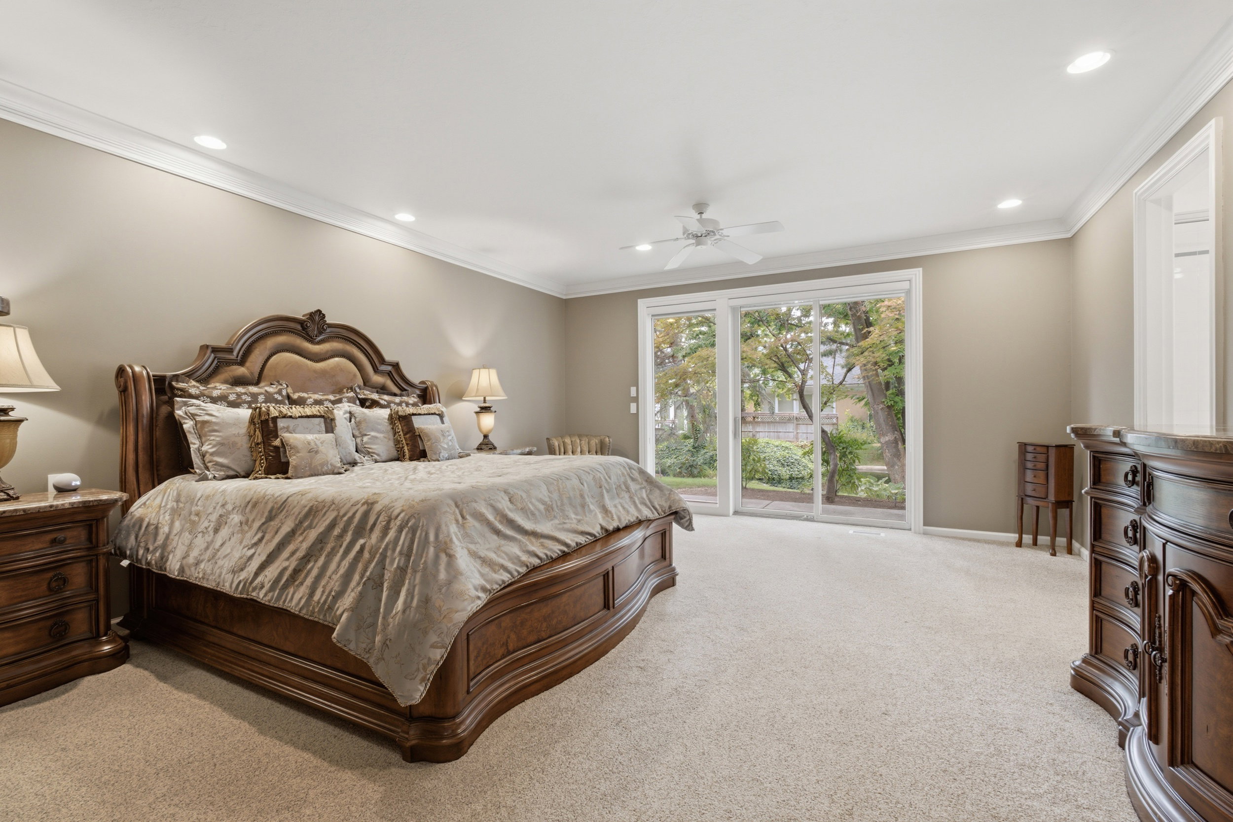 Primary Suite with slider to private patio